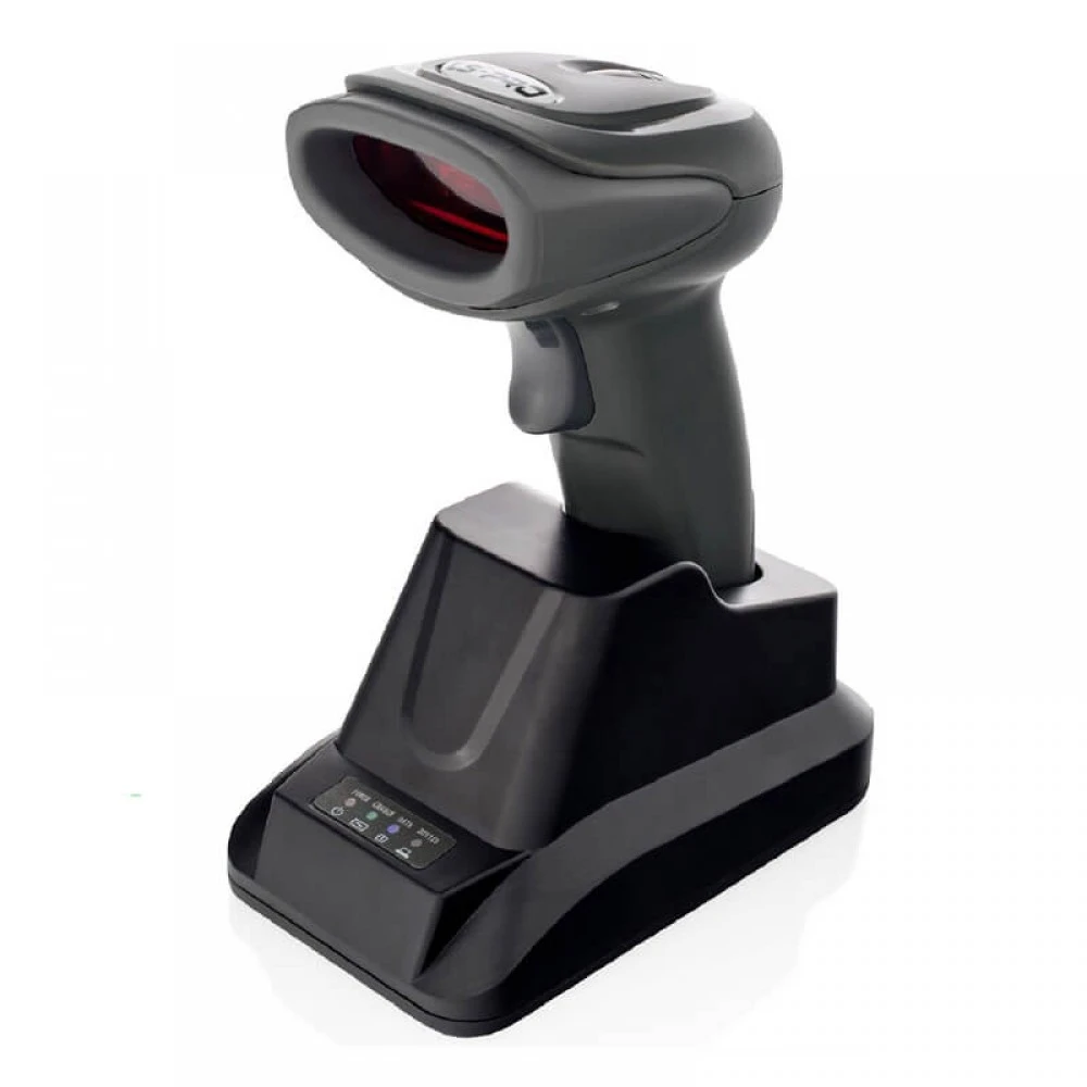 Cititor coduri de bare | Adpos EasyGo13 | 1D, Laser, Wireless, Bluetooth, USB, stand inclus