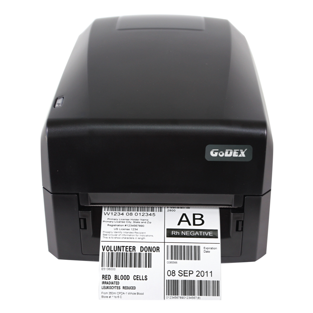 Imprimanta desktop de etichete | GoDEX GE300 | 110 mm, 203 dpi, USB, Ethernet, Serial