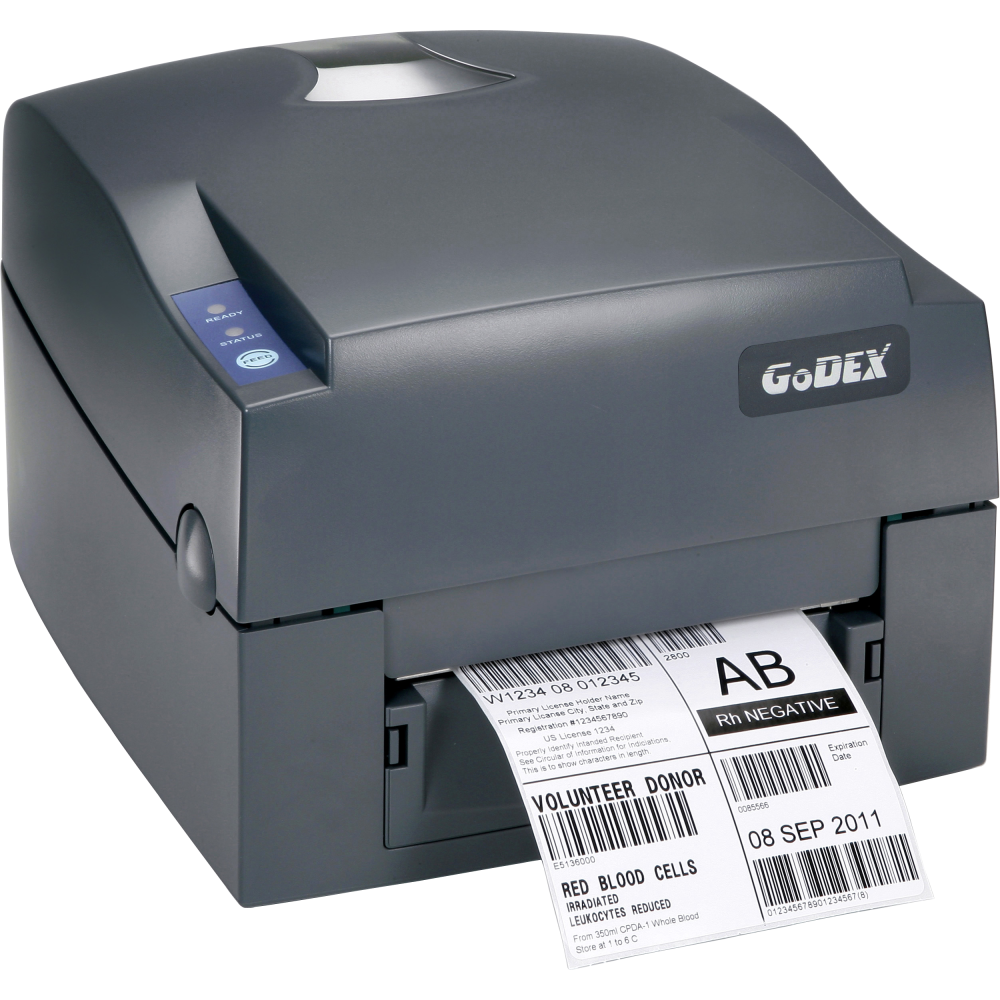 Imprimanta desktop de etichete | GoDEX GP-G500-UES | 110 mm, 203 dpi, USB, RS232, Ethernet