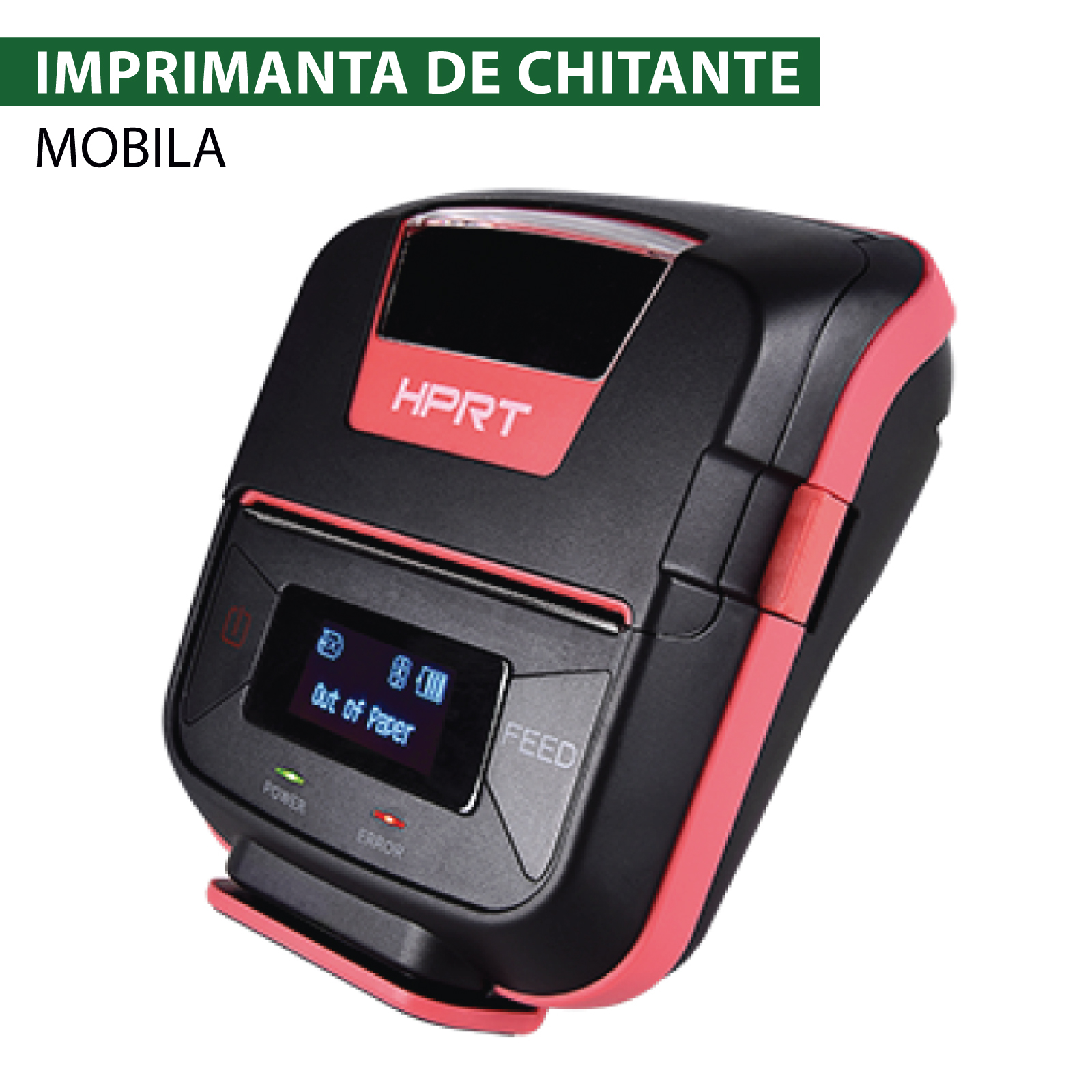Imprimanta mobila de chitante | HPRT HM-E300 | 80 mm, 203 dpi, Bluetooth, USB