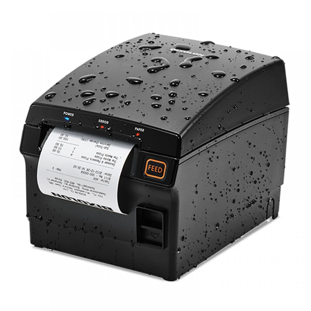 Imprimanta termica de bonuri desktop | BIXOLON SRP-F310IICOK | 80 mm, 180 dpi, Cutter, USB, LAN, IP12 (waterproof)